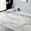 Rectangle Dining Tables for 2-4 Small Space, Wooden Kitchen Table Home/Office