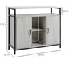 Vintage Industrial Sideboard Rustic Cupboard Cabinet TV Stand Storage Unit Slim