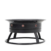 Portable Outdoor Gas Fire Pits Patio Heater with Lava Rocks Regulator Valve Hose
