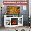 Fireplace TV Stand for TVs up to 55 Inches With 1400W Electric Fireplace Insert