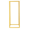 60Cm Gold Metal Flower Vase Rack Rectangle Pedestal Stand Centrepiece Wedding UK