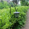 2PCS Solar LED Shepherd Style Hanging Garden Lantern Coach Outdoor Lamp Lights