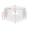 Gabion Baskets Outdoor Cages Stone Wire Mesh Planter Raised Vegetable Bed Steel