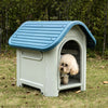 Dog Cat Kennel Portable Durable Plastic Small Medium Pet Outdoor Garden Shelter