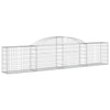 Arched Gabion Baskets 6 pcs 300x30x60/80 Galvanised L2B7