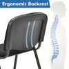 5 Pcs Modern Conference Chair Reception Side Chair Ergonomic Lumbar Support