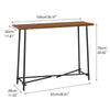 39''Rustic Long Console Table Entryway Sofa Side Table Storage Photo Plant Stand