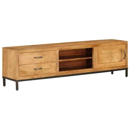 TV Cabinet Solid Wood 140x30x40 C4I2