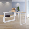 Corner Computer Desk L-Shaped with Swive Shelves Laptop Table Workstation Home