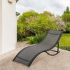 2pcs Recliner Chair In Outdoor Sun Lounger Balcony Garden Patio Furniture Rest