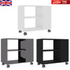 Side Table Sofa End Table With wheels High Gloss Chipboard Living Room Furniture