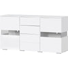 Modern LED Sideboard Display Cabinet with Drawers TV Stand Unit High Gloss NS