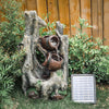 Solar Garden Fountain Water Pump Cascade Landscaping Outdoor Feature Landscape