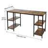 Office Table Desk Study Work Gaming School PC Workstation Open Storage 140cm