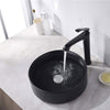 Marble Stone Look Wash Basin Ceramic Vessel Bathroom Sink Porcelain AboveCounter