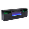 70" TV Stand Cabinet Unit 36" Electric Fire Electric Fireplace Remote control