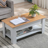 Coffee Table With Storage Lift Top Up Drawer Shelf Wooden Living Room Furniture