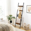 Blanket Ladder Towel Rack Towel Ladder 5-Tier Wall-Leaning Blanket Rack