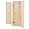 4 Panel Room Divider Wooden Screen Wall Folding Room Partition Separator Privacy