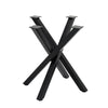 Industrial Dining Table Legs Metal Table Stand DIY Furniture X Cross Frame Legs
