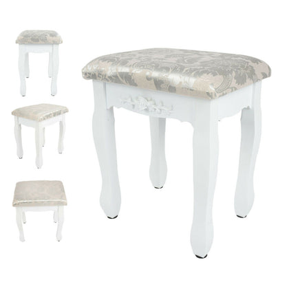 Vanity Dressing Table Stool Soft Wooden Makeup Chair Vanity Stool Piano Stool UK