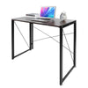 Modern Simple Home Folding Desk PC Laptop Table Office Study Workstation Shelves