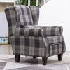 Wing High Back Accent Armchair Sofa Cushioned Seats Large Single Tub Chairs Sofa