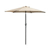 2/2.5/2.7/3M Patio Parasol Sunshade Garden Umbrella Outdoor Canopy Tilt Crank