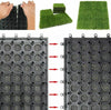 Artificial Grass Lawn Interlocking Patio Deck Tiles Fake Decking Garden Balcony