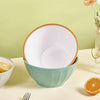4Pcs Square Salad Bowl Plastic Cereal Bowl Reusable Snack Bowl with Lid brTir