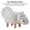 Upholstered Animal Shaped Ottoman Ride-on Footrest Stool Rest Seat TOY Kids New