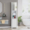 Mirrored Bathroom Cabinet LED White 1/2/3 Doors Mounted Cupboard Wall Mounted