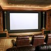 Projector Screen Manual Pull Down Wall Mounted Matt White Home Cinema 60-120''