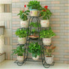 Small Medium Large Multi Tier Tiered Plant Stand Carbonized Shelf Holder Flower