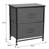 Fabric Chest of 2/3/4/5/7/8 Drawers Cabinet Bedside Table Organiser Storage Unit