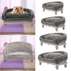 Rattan Wicker Elevated Blanket Bed Dog Cat Pet Sofa Bed With/No Cushion Cover UK
