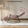 Relax Rocking Chair Adjustable Armchair w/Footstool, Reclining Chair w/Storage
