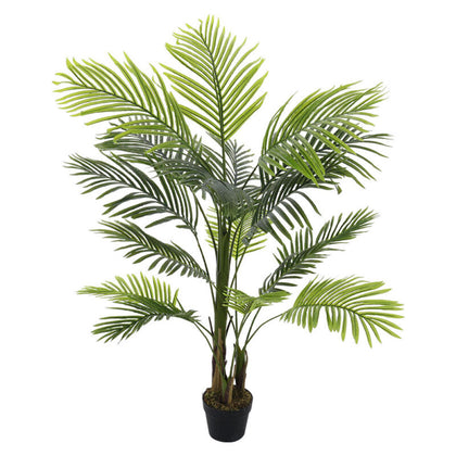 Realistic Faux Palm Tree Artificial Plant Tropical Potted In/Outdoor Home Office