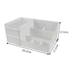 Jewelry Container Case Cosmetic Desktop Storage Box Makeup Drawers Organizer Box