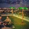 Pre-Lit Artificial Palm Tree Tropical LED Rope Light Patio Garden Tree Decor
