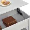 High Gloss Coffee Table With Storage Lift Top Up Wooden Living Room Furniture UK