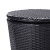 Garden Bistro Rattan Table Built-In Ice Bucket Cooler Outdoor Party Beer Table