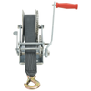 Hand Winch Manual Winch with Silver Webbing Belt Strap Marine Puller 4 Choices