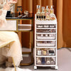3/4/5/6 Rolling Drawers Storage Unit Jewellery School Study Table Top Under Desk