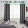 Heavy Thick Thermal Blackout Curtains Eyelet Ring Top Ready Made Curtains Pair