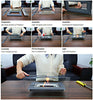 Bio Ethanol Burner Tabletop Black/Sliver Fireplace Glass Burner Fire Bioethanol