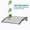 Door Canopy Awning Shelter Front Back Outdoor Porch Patio Window Roof Rain Cover