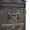 Vintage Wall Mounted Mail Letter Box Lockable Steel Post Mailbox Large Postbox