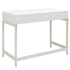 PC Laptop Computer Desk Office Workstation Writing Table Storage Drawers White