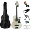 CLASSIC ACOUSTIC GUITAR 6 STRING PACK BOYS GIRLS MUSIC GUITAR 4/4 SIZE 38"